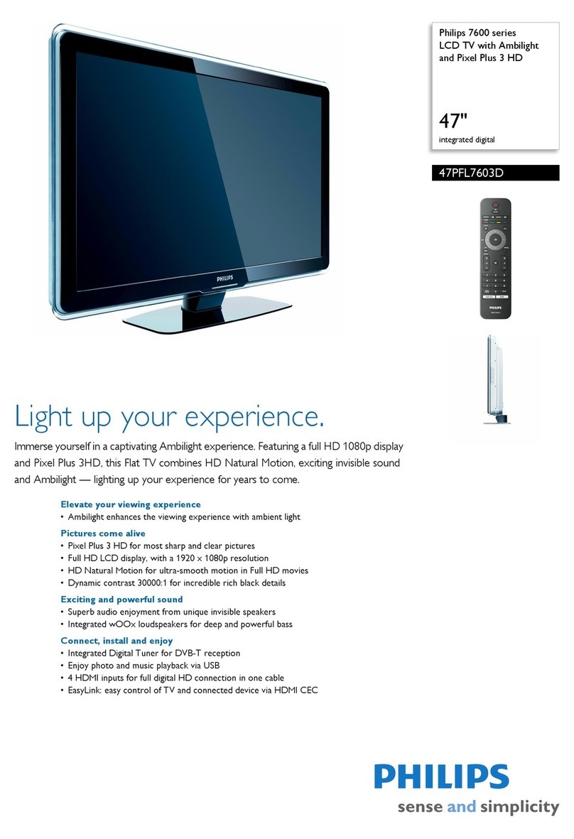 Philips 47PFL7603D/10 User manual