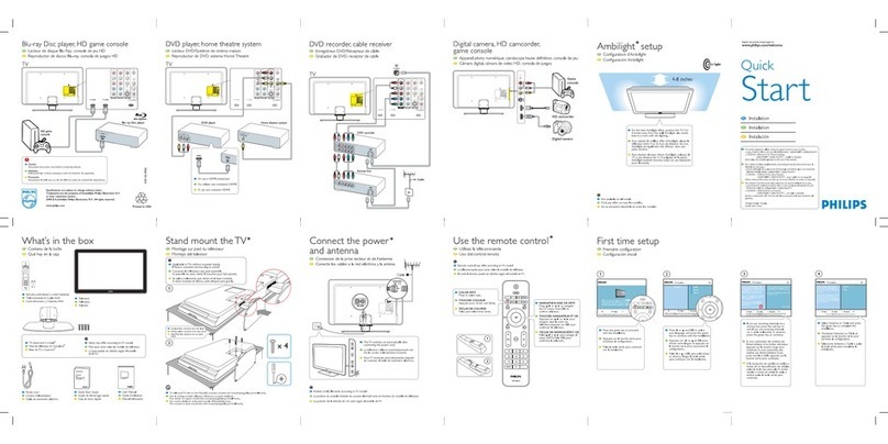 Philips 47PFL3603D User manual