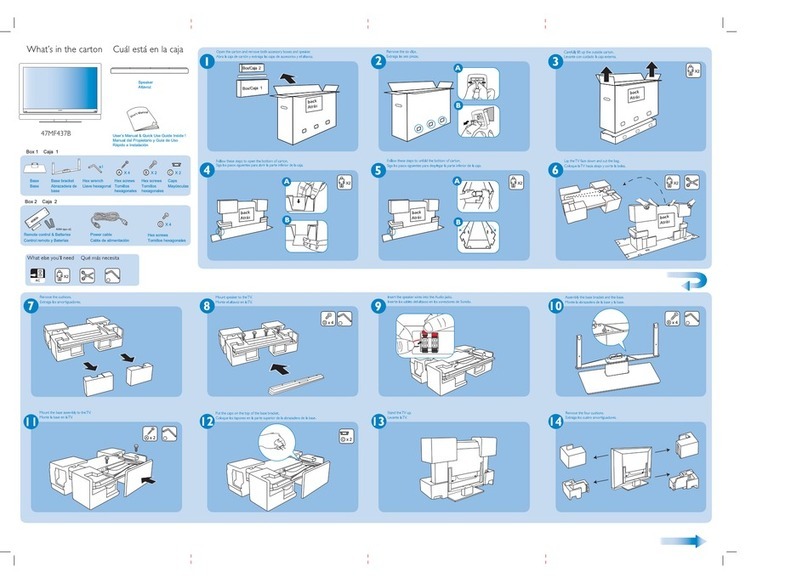 Magnavox 47MF437B - Hook Up Guide Operating manual