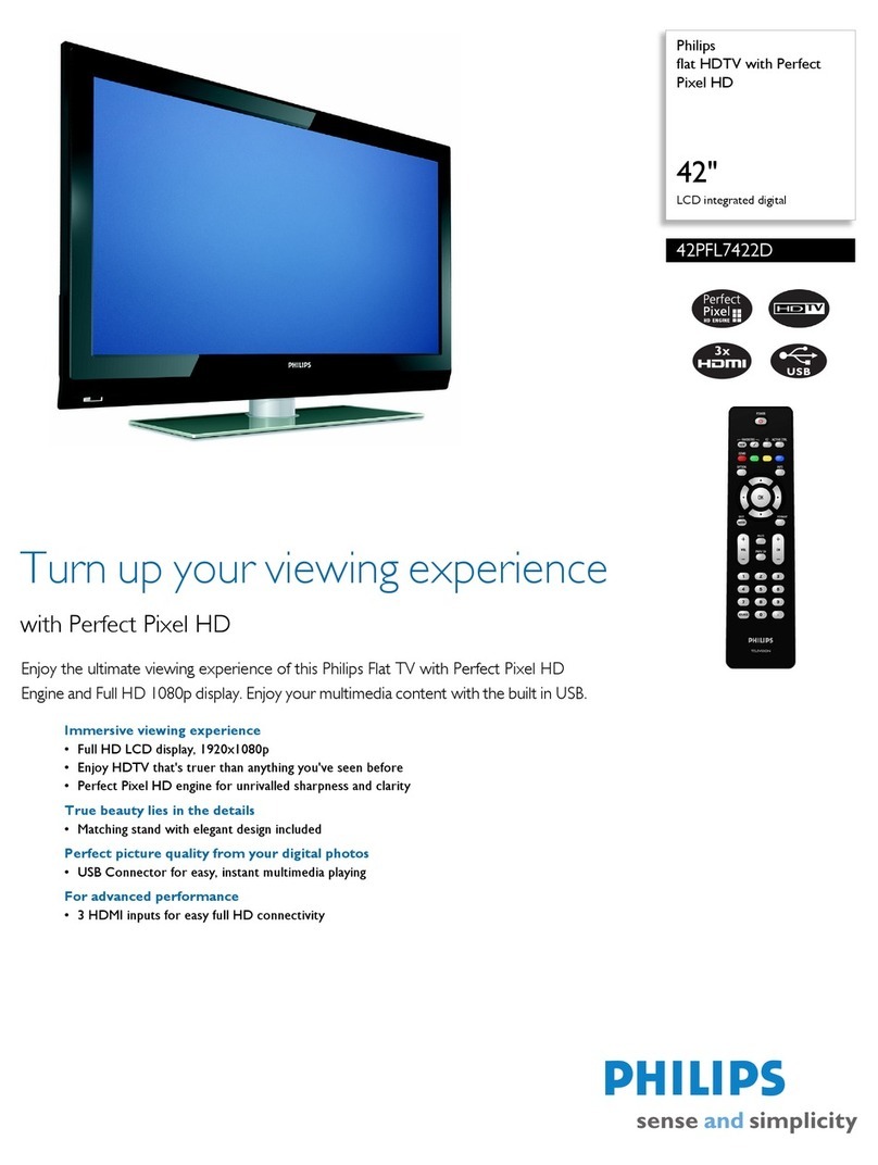 Philips 42PFL7422D User manual Philips 42PFL7422D User manual