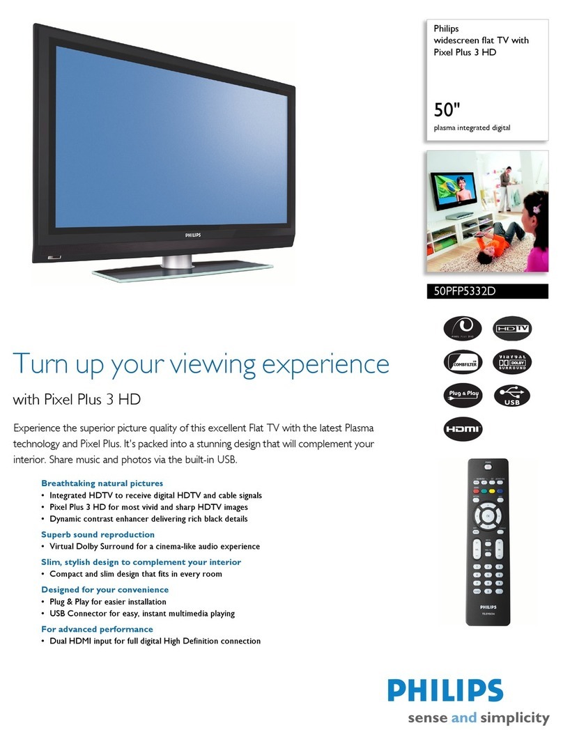 Philips 50PFP5332D User manual Philips 50PFP5332D User manual