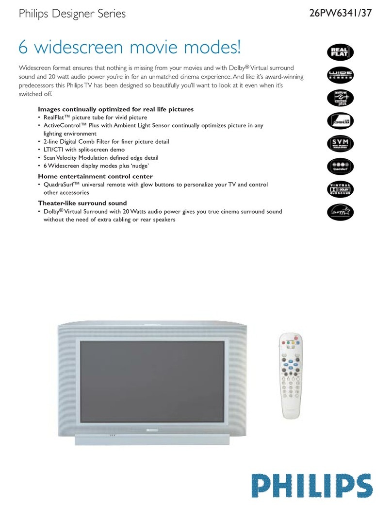 Philips 26PW6341 Specifications