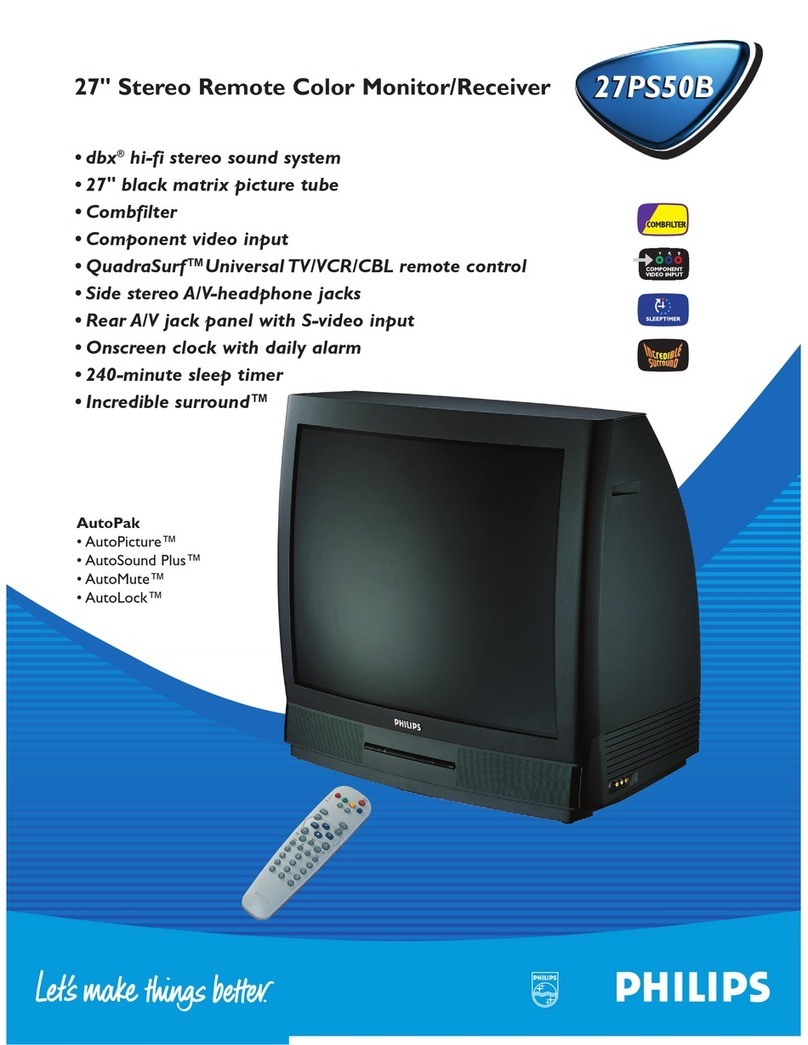Philips 27PS50B User manual