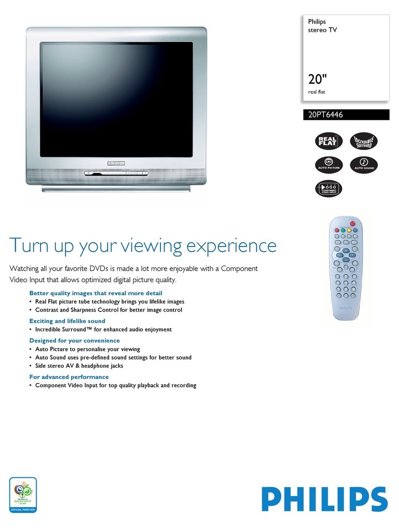 Philips 20PT6446 User manual