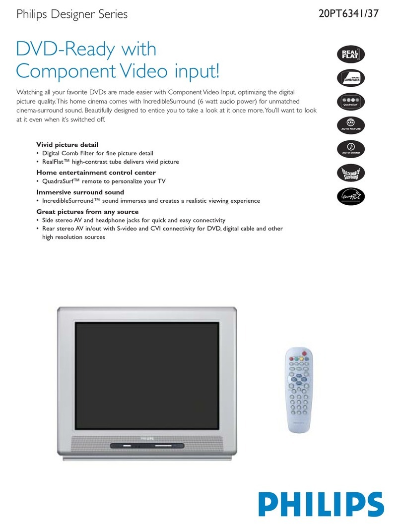 Philips 20PT6341 User manual