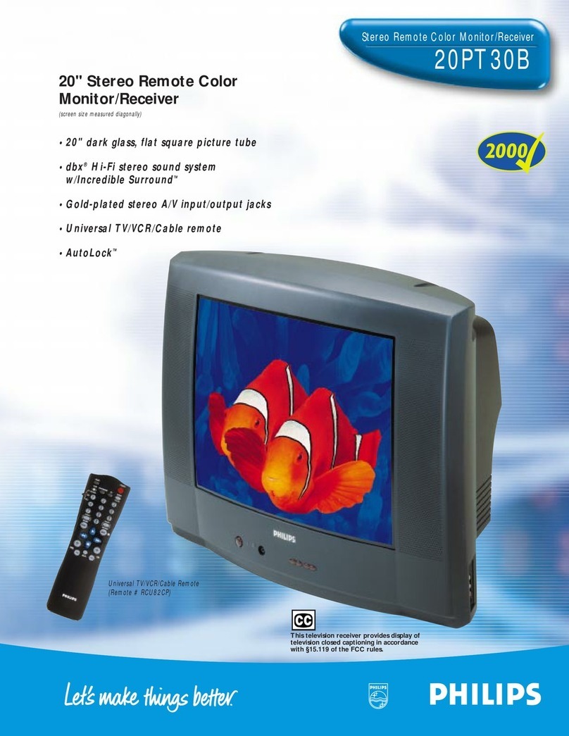 Philips 20PT 30B User manual