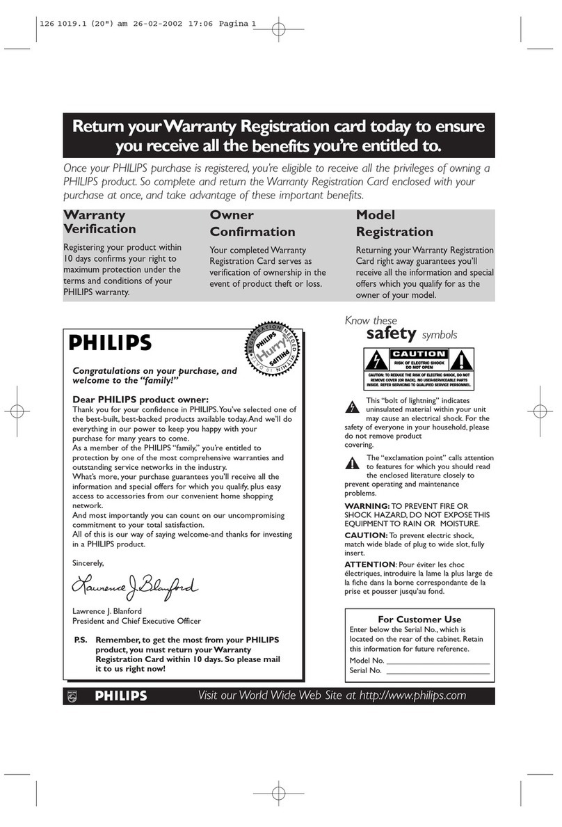 Philips 20-LCD TV 20PF9925 User manual