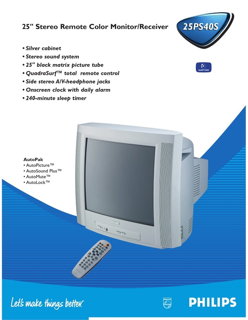Philips 25PS40S User manual