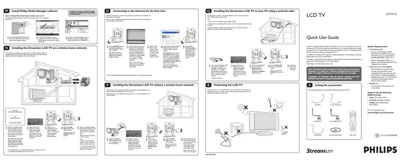 Philips 23-LCD HDTV MONITOR FLAT TV DIGITAL CRYSTAL CLEAR... Operating manual