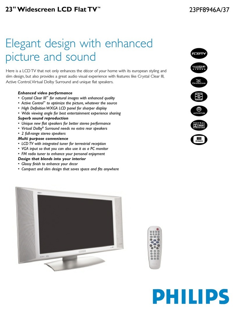 Philips 23PF8946A User manual