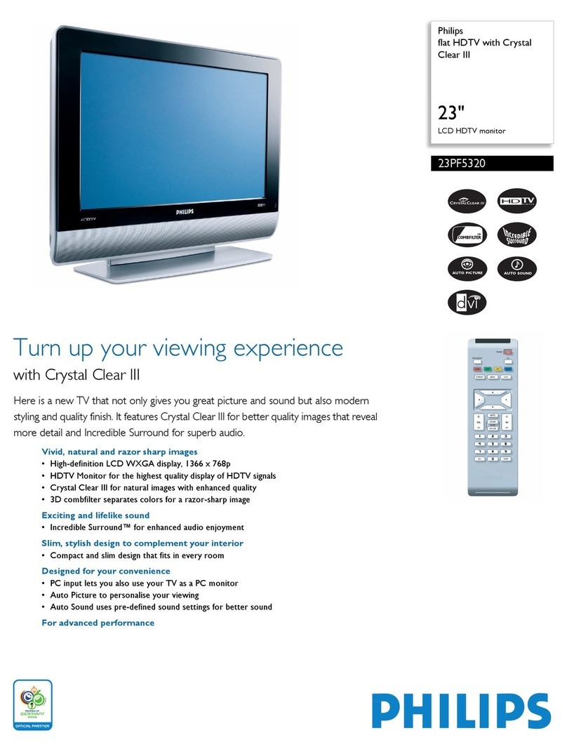 Philips 23PF5320 User manual