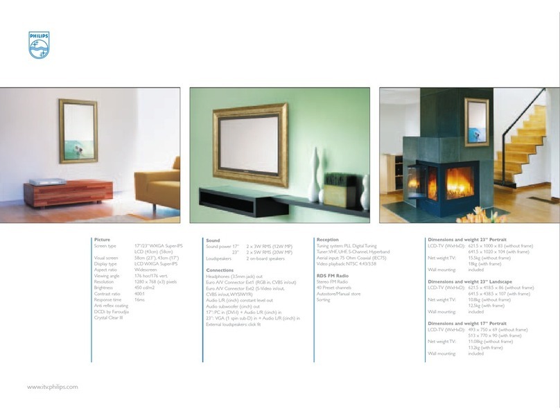 Philips 23MW9010 User manual