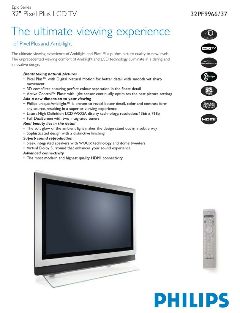 Philips Cineos 32PF9966 User manual