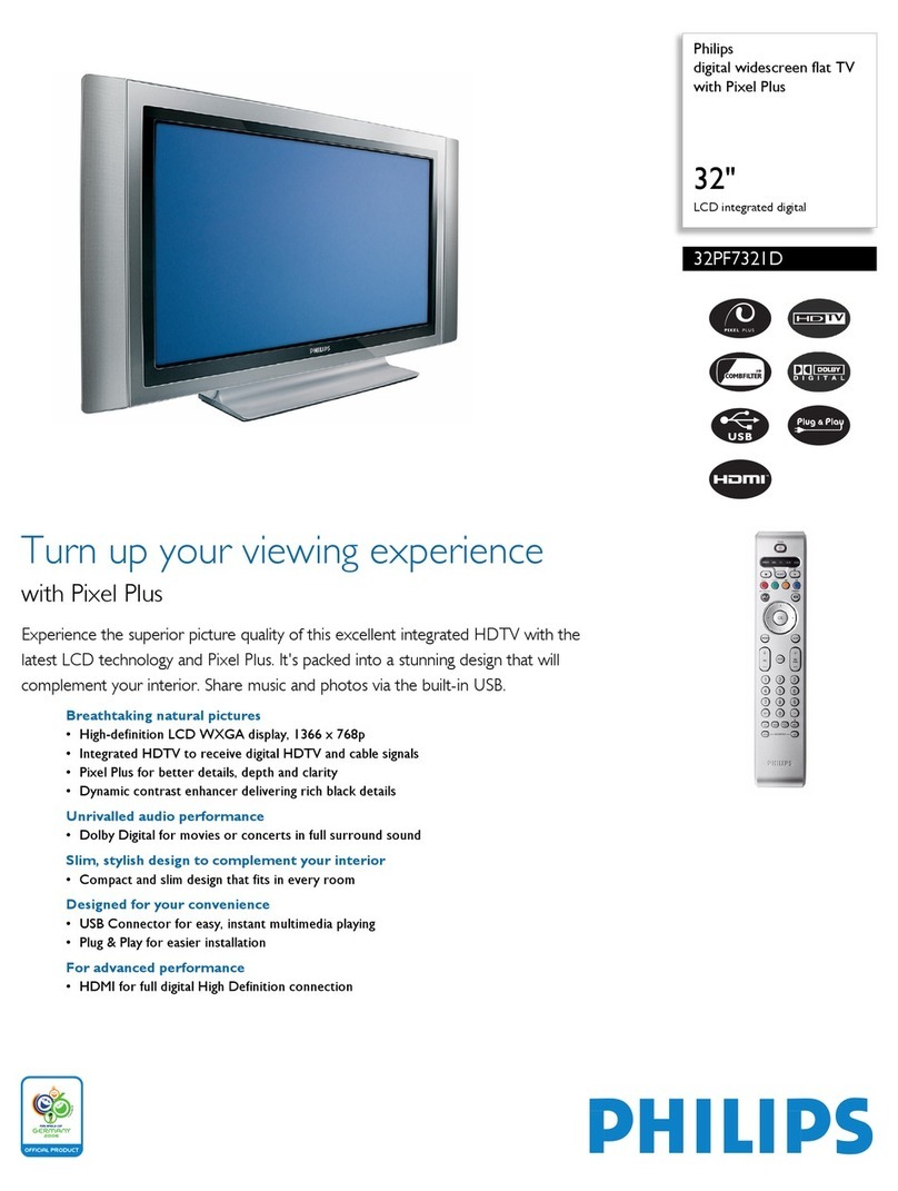 Philips 32PF7321D User manual