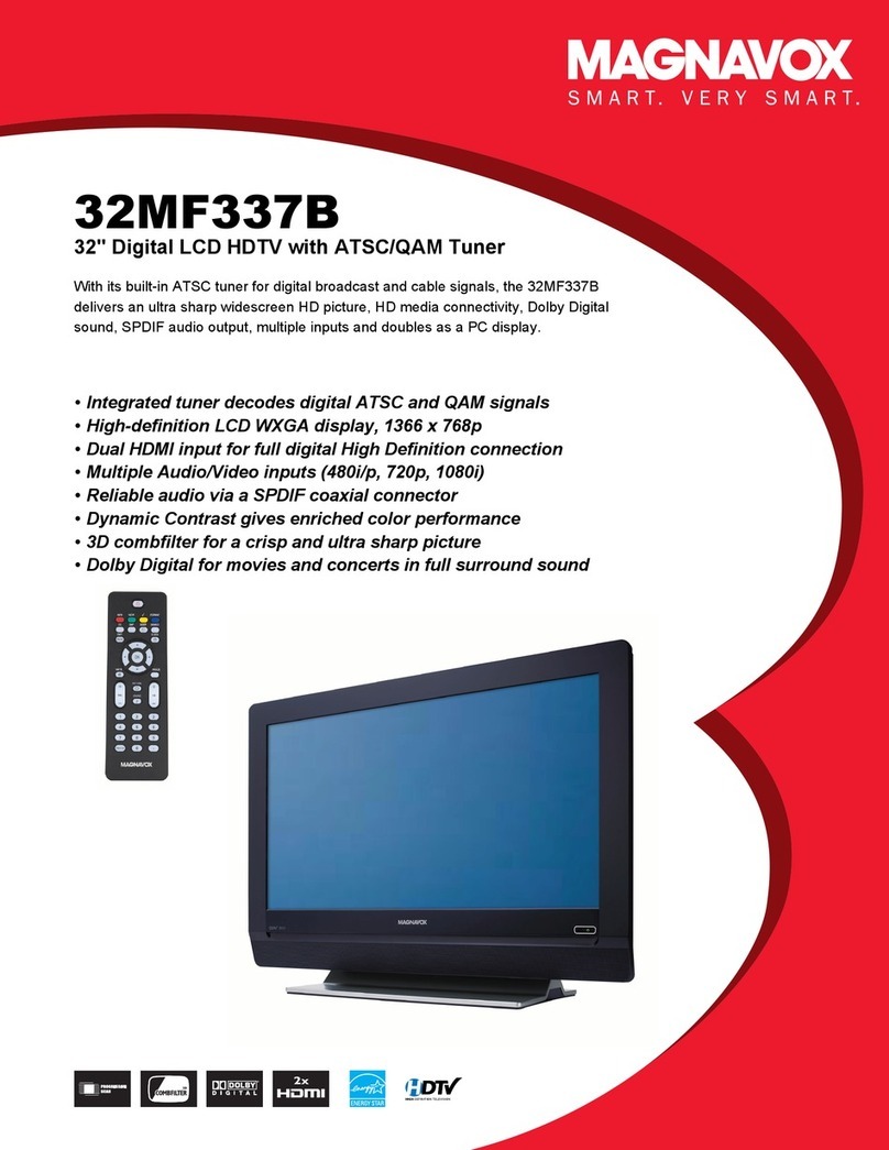 Magnavox 32MF337B - Hook Up Guide User manual