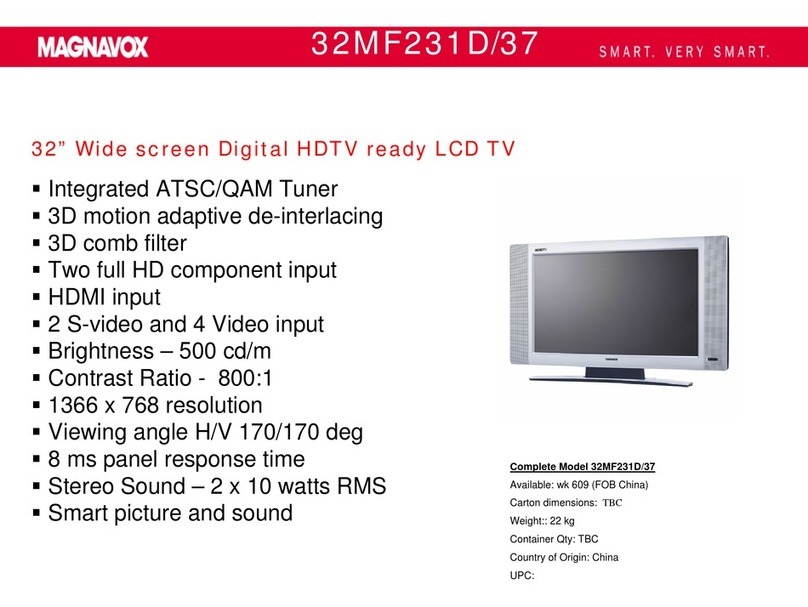 Magnavox 32MF231D - Hook Up Guide User manual