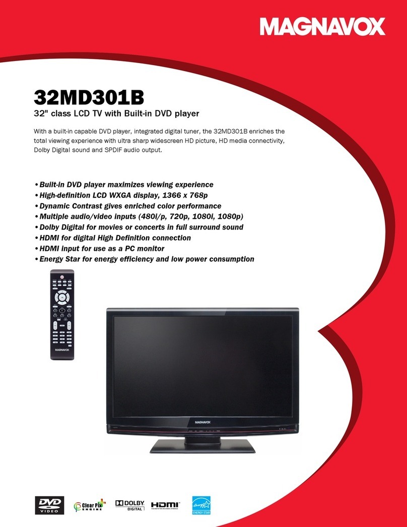Magnavox 32MD301B User manual