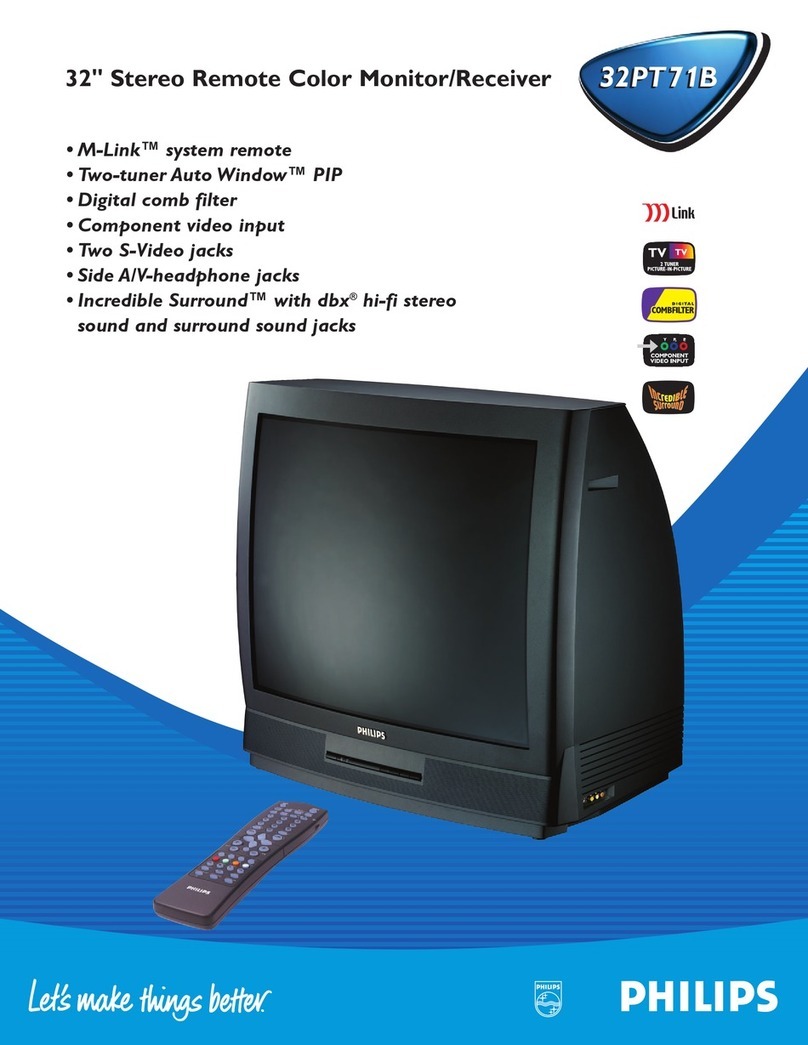 Philips 32PT71B User manual