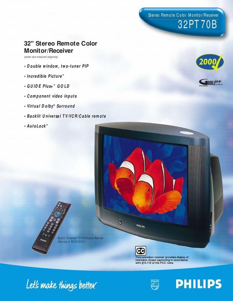 Philips 32PT70B User manual Philips 32PT70B User manual