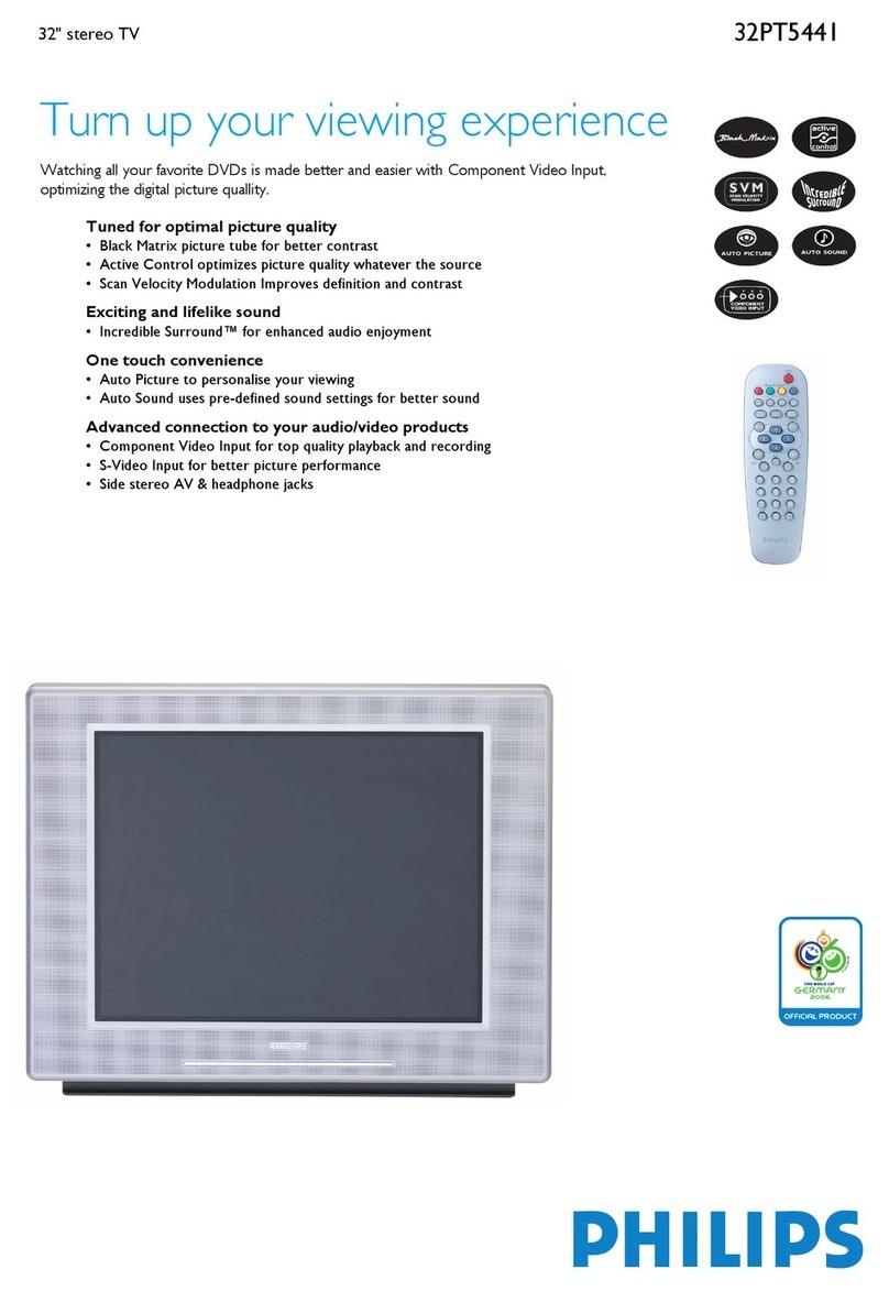 Philips 32PT5441 User manual Philips 32PT5441 User manual