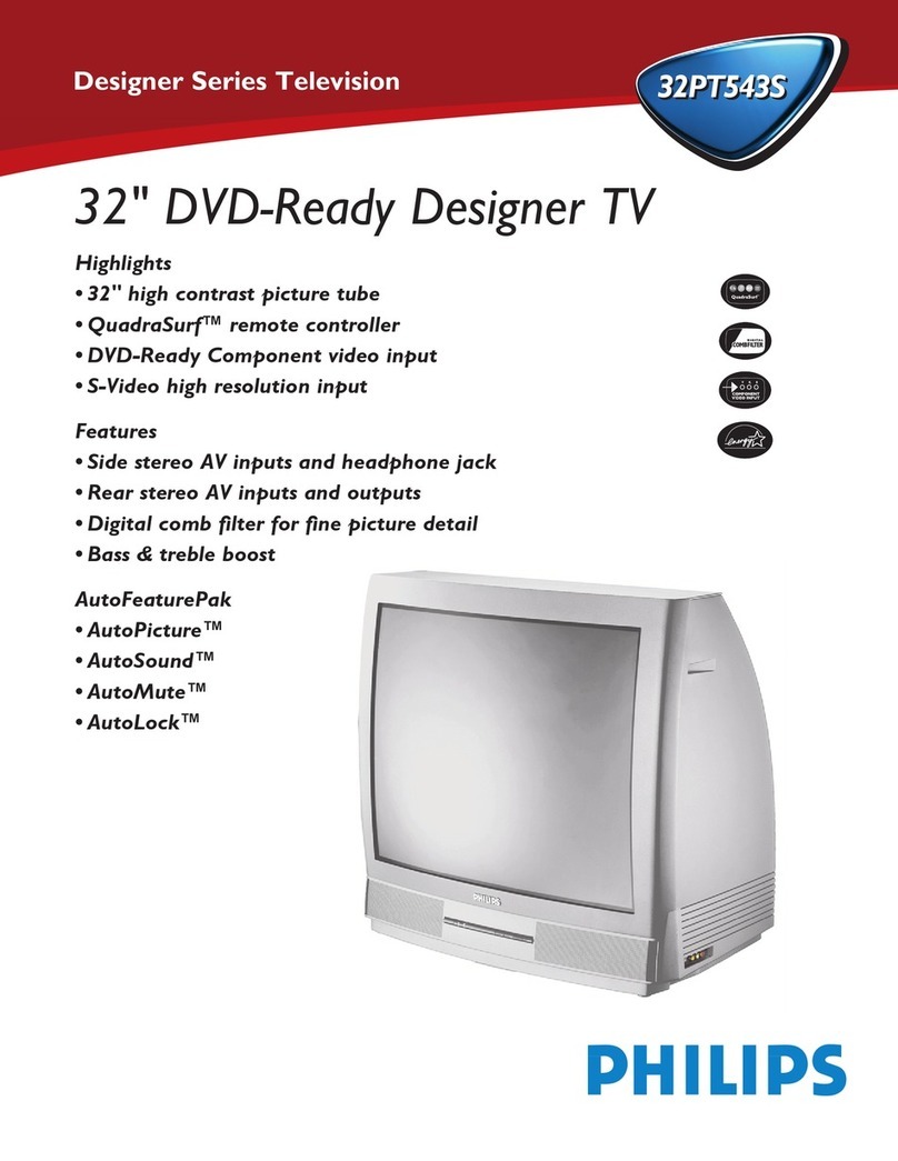 Philips 32PT543S User manual