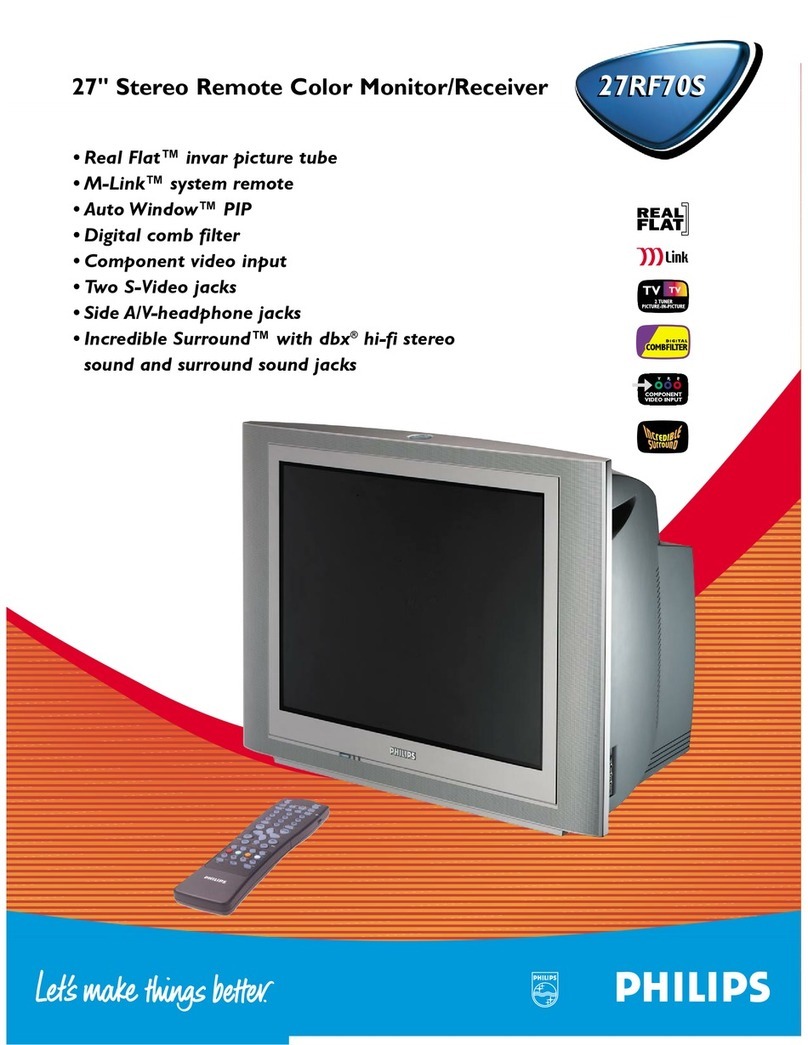 Philips 27RF70 User manual