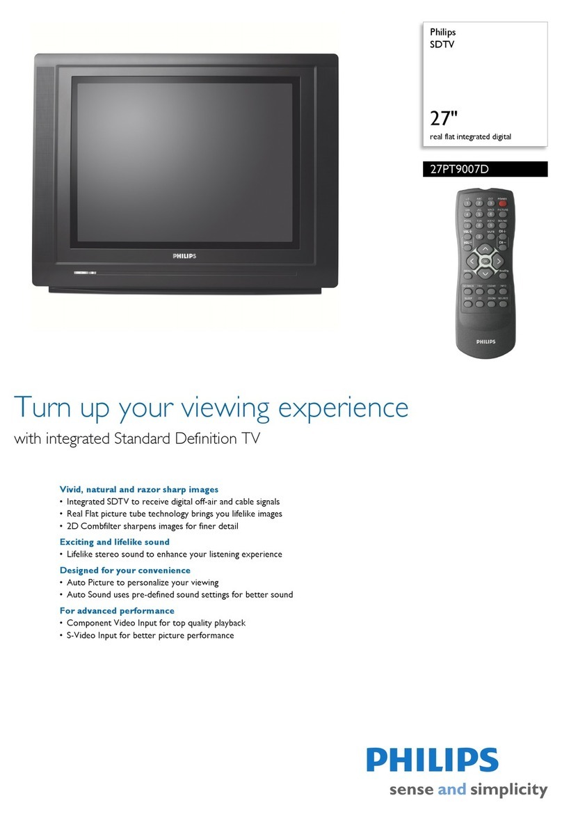Philips 27PT9007D User manual