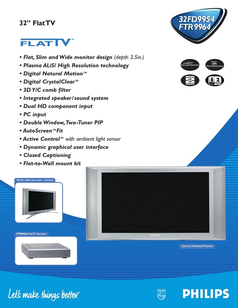 Philips 32FD9954 User manual