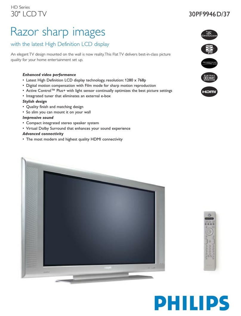 Philips 30PF9946 User manual