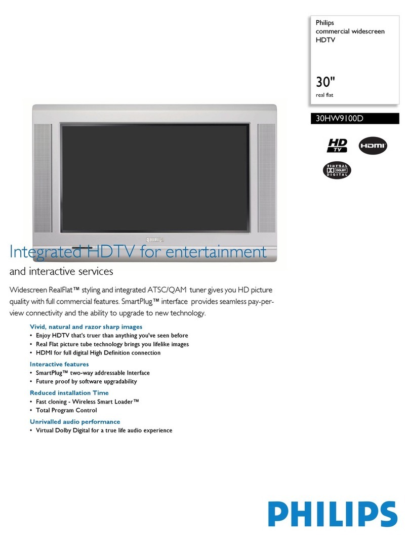 Philips 30HW9100D User manual