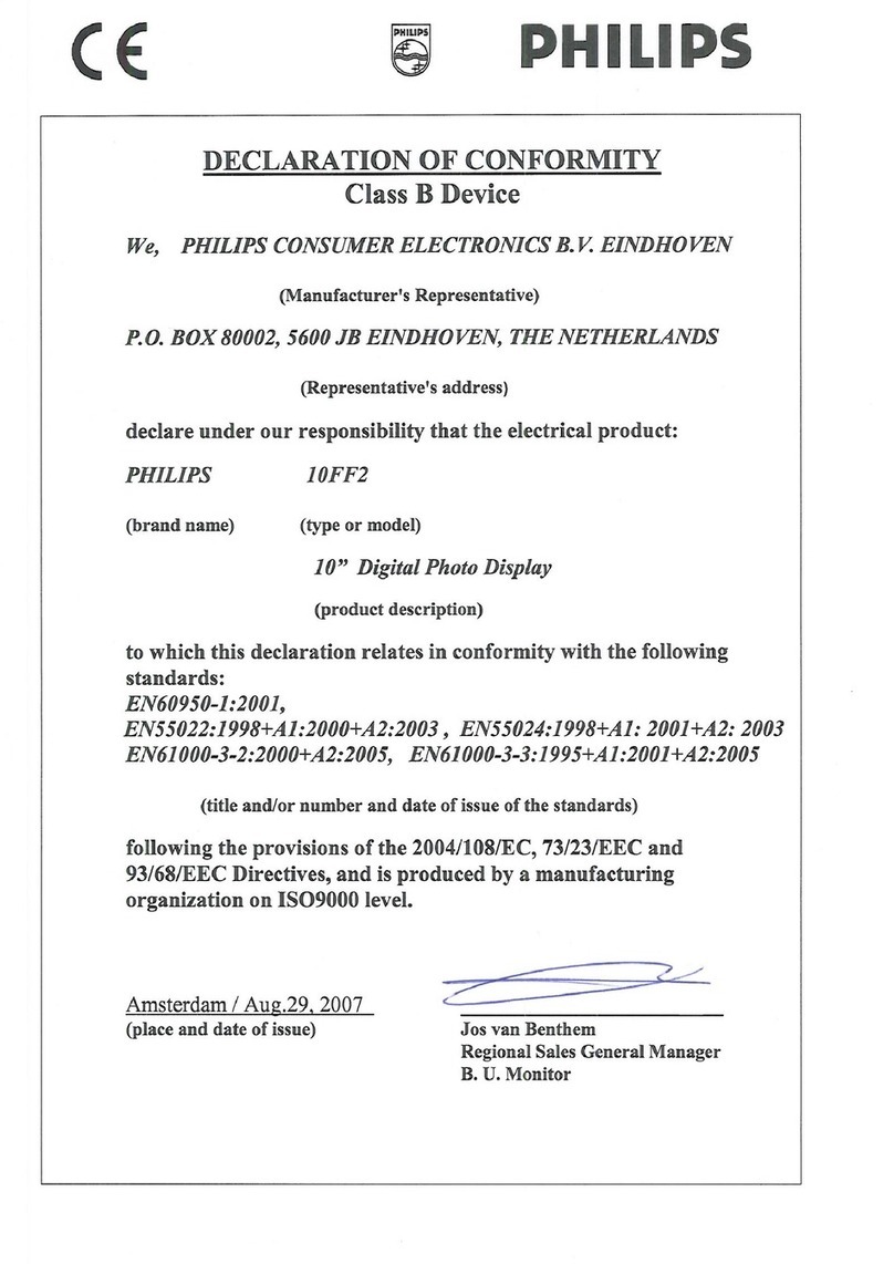 Philips 10FF2CMI Reference guide