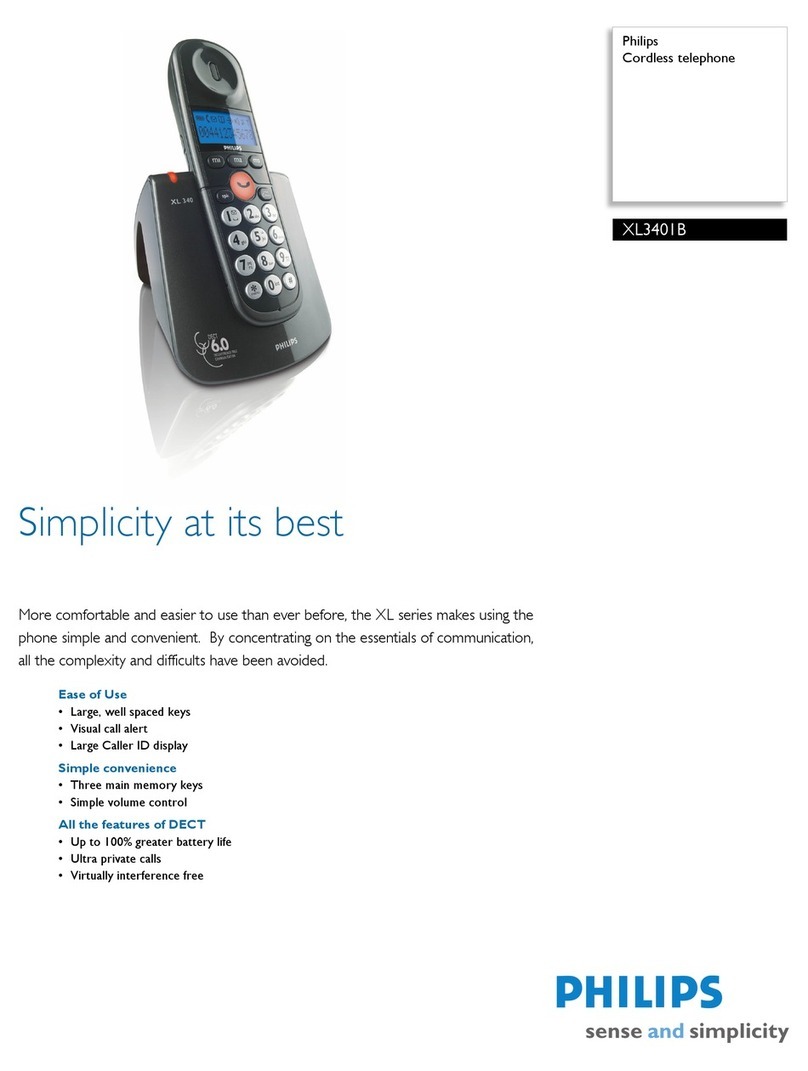Philips XL3401B User manual