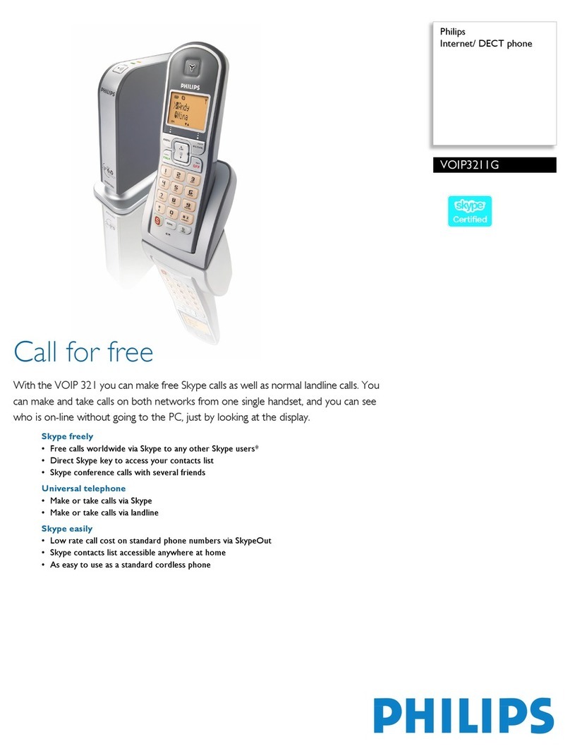 Philips VOIP3211 User manual