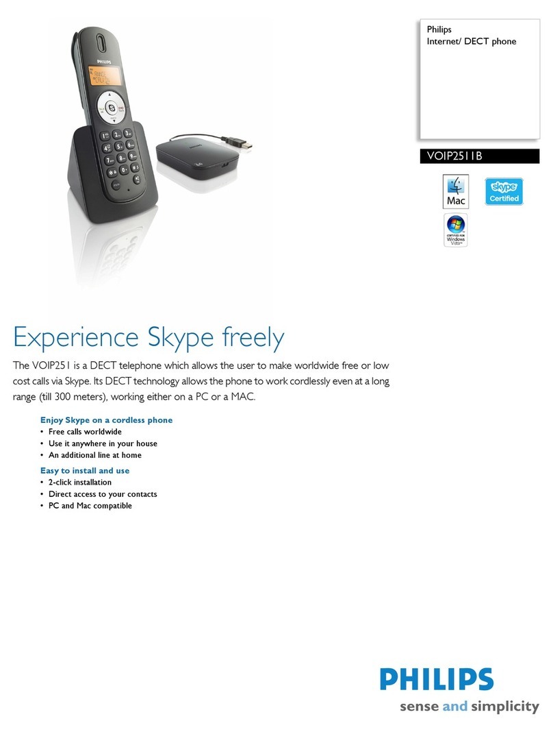 Philips VOIP2511B User manual