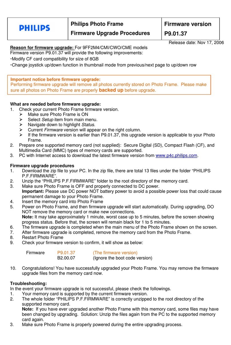 Philips 9FF2CME - annexe 2 Quick start guide