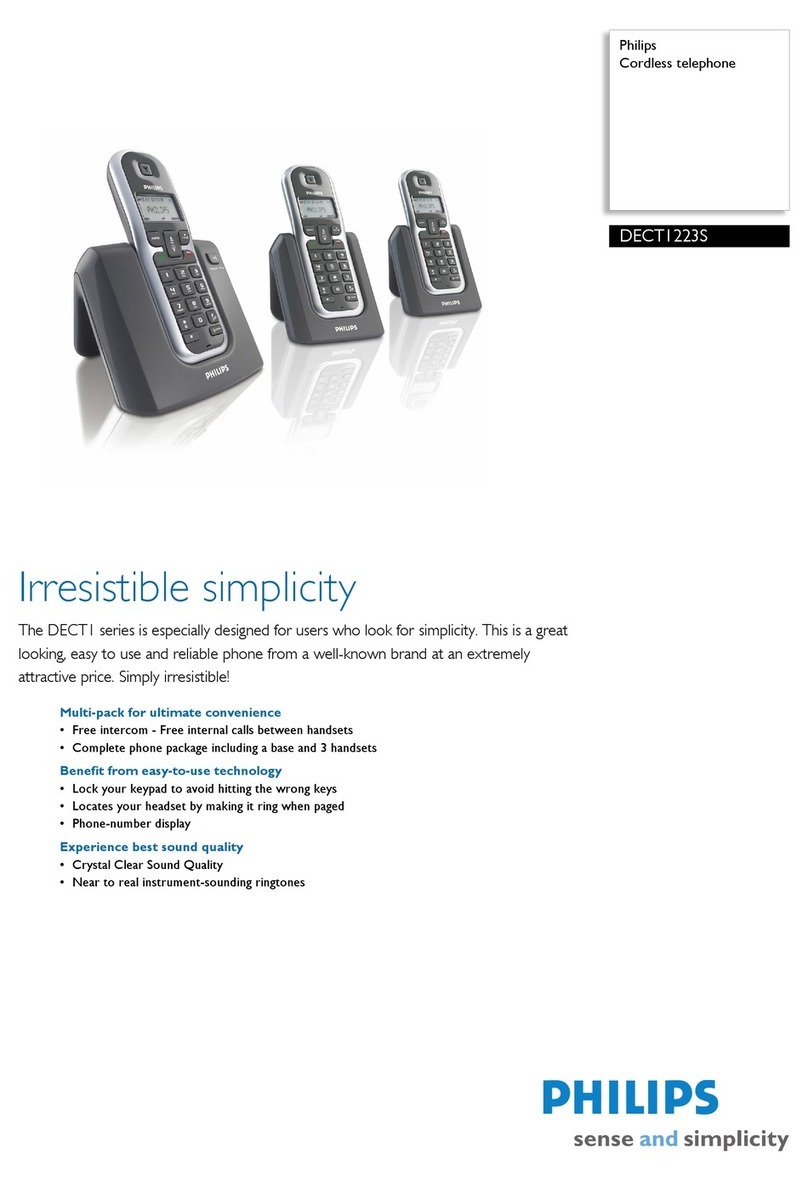 Philips DECT1223S User manual