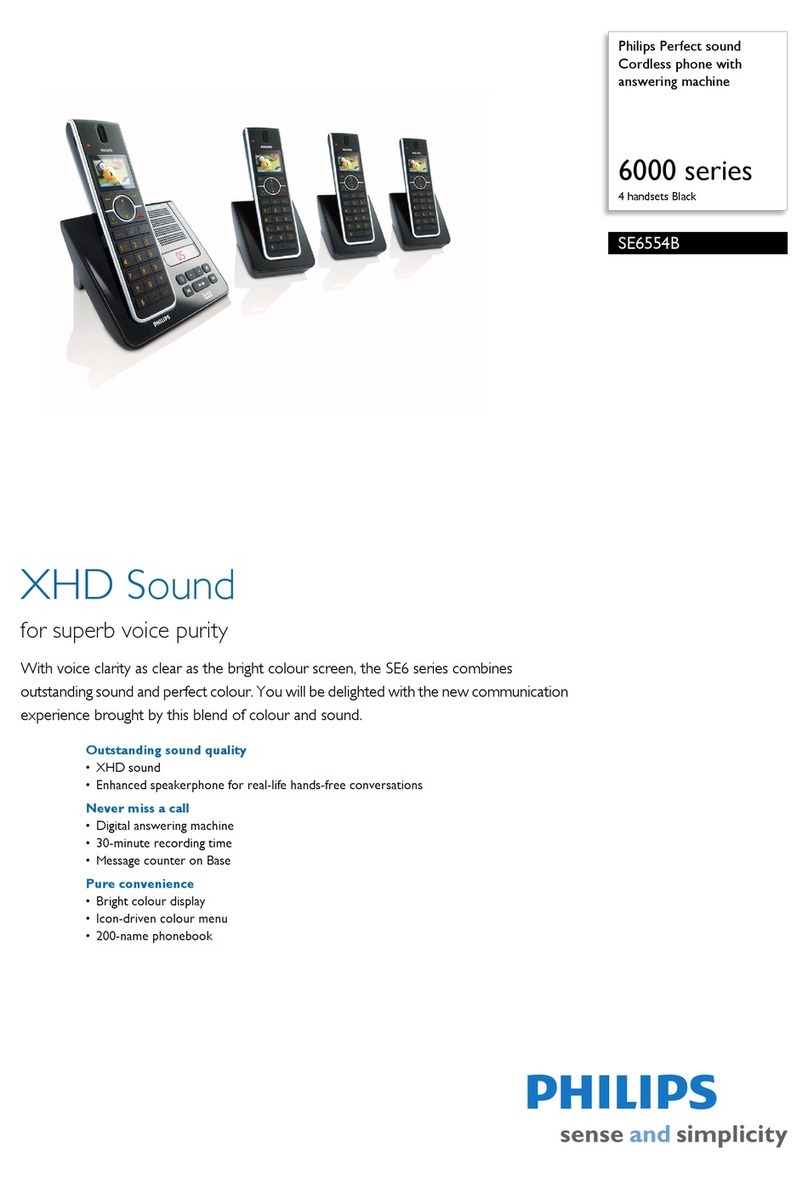 Philips SE6554B Specifications