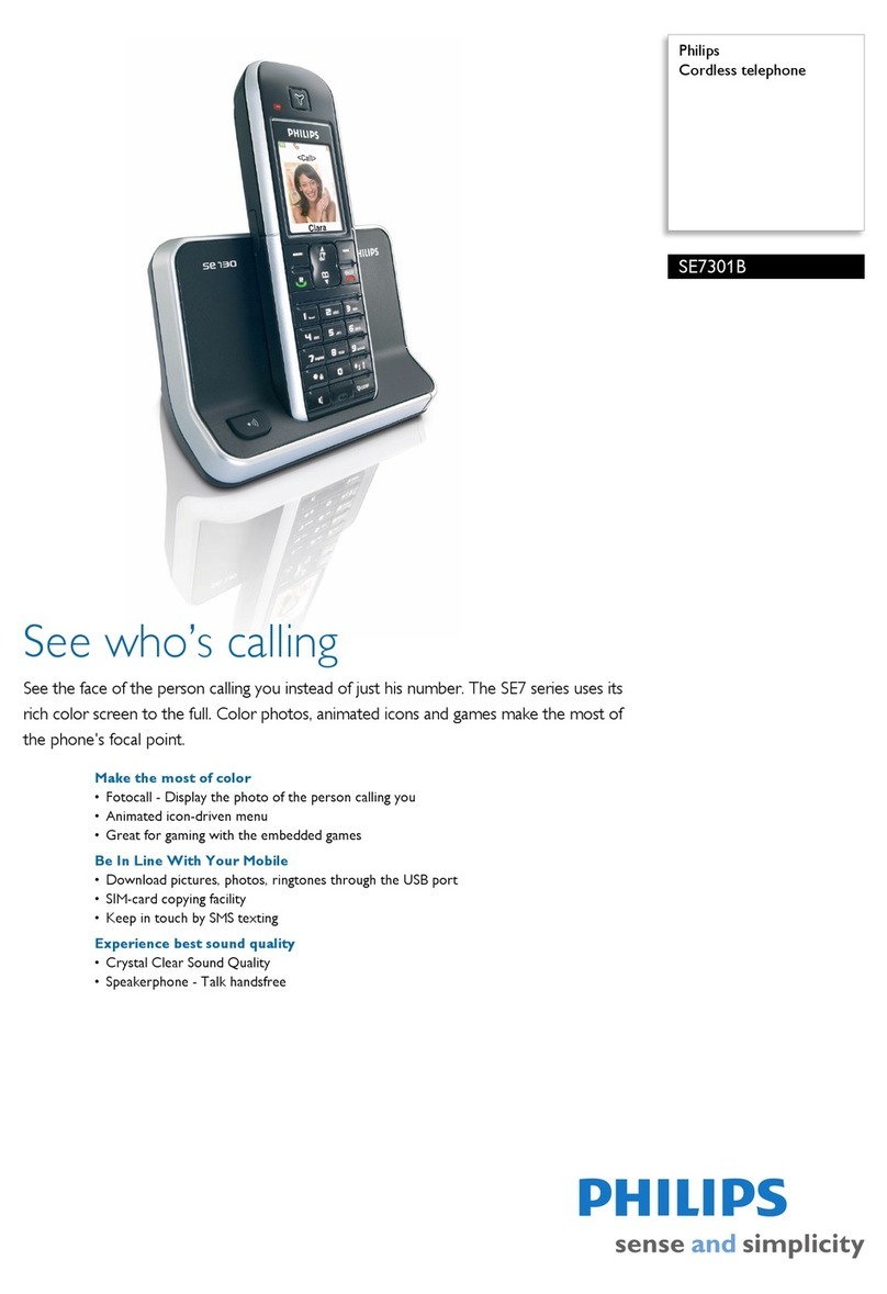 Philips SE7301B User manual
