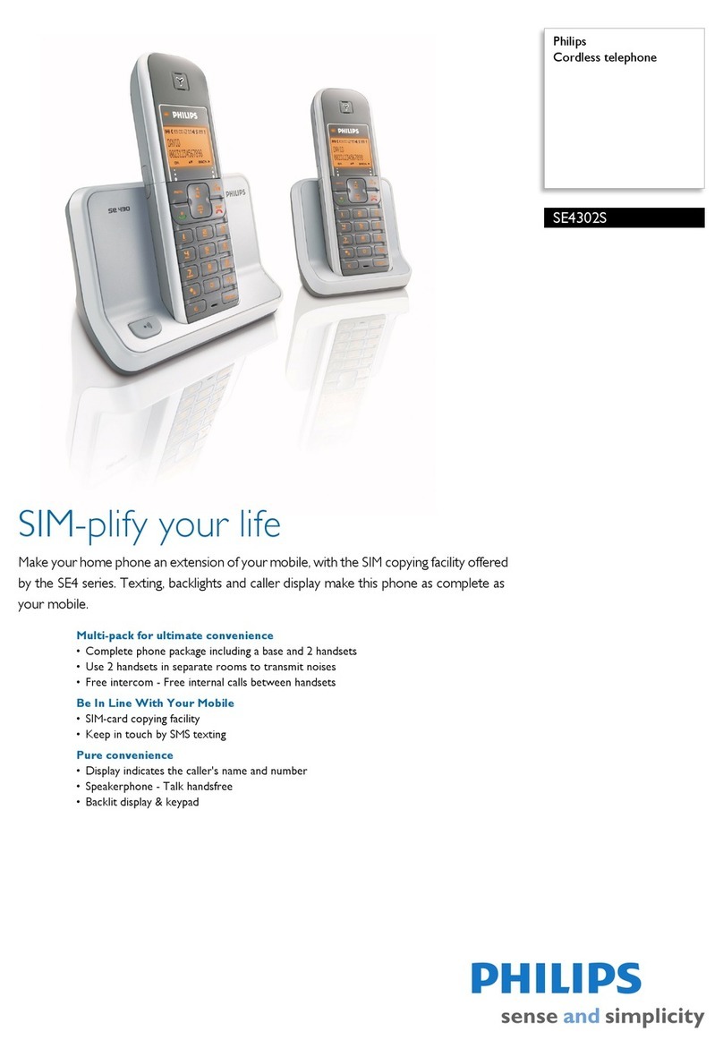 Philips SE4302S User manual