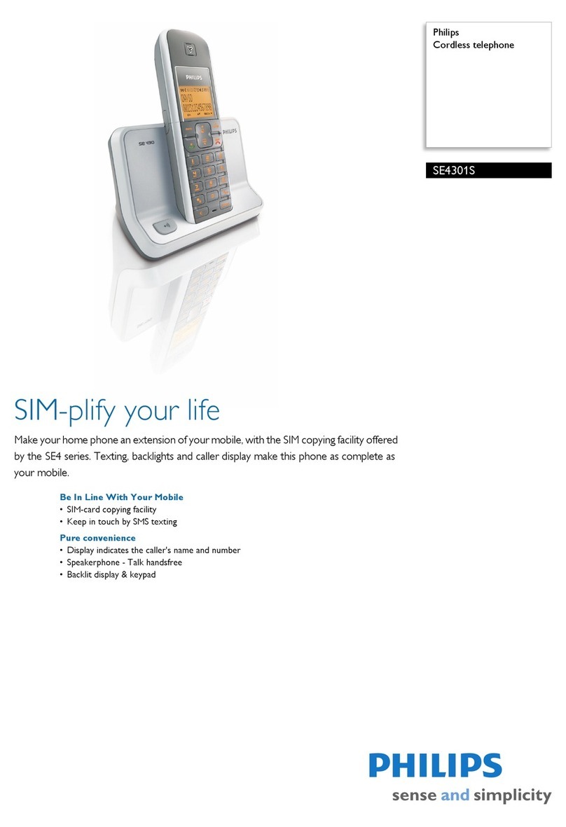 Philips SE4301S User manual