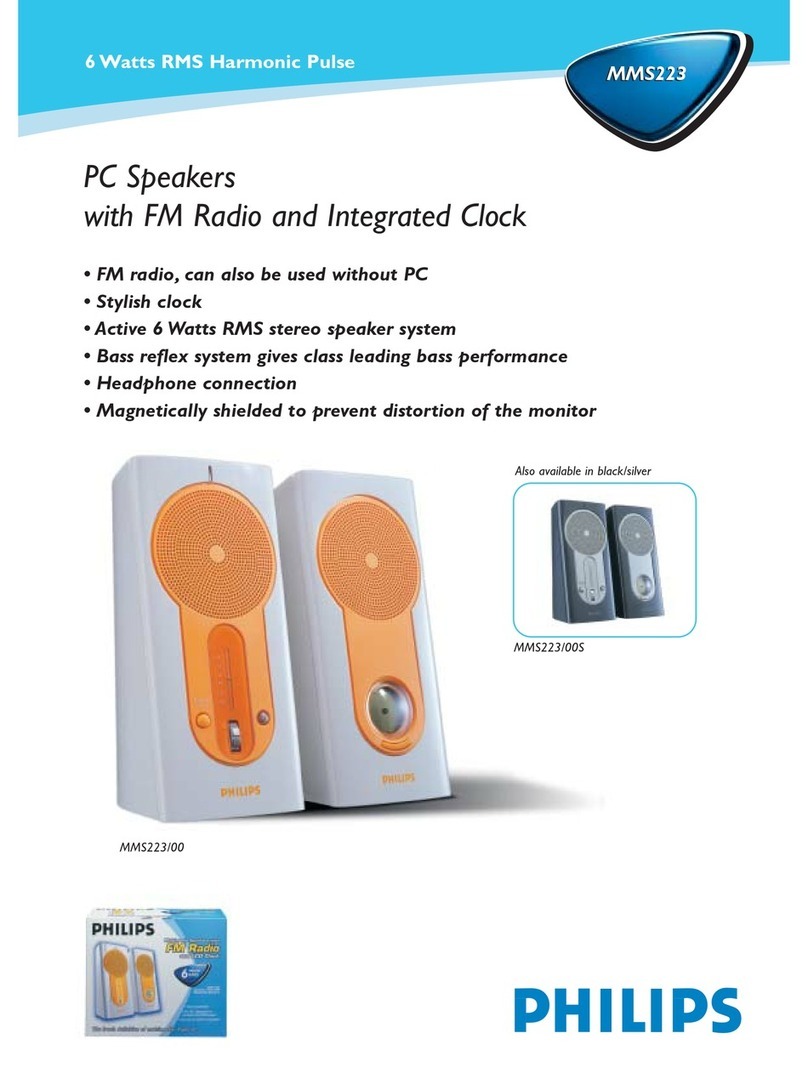 Philips MMS223 User manual