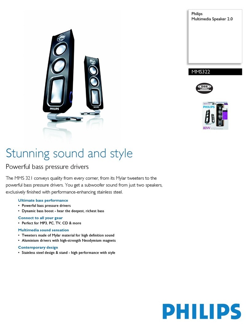 Philips MMS322 Specifications