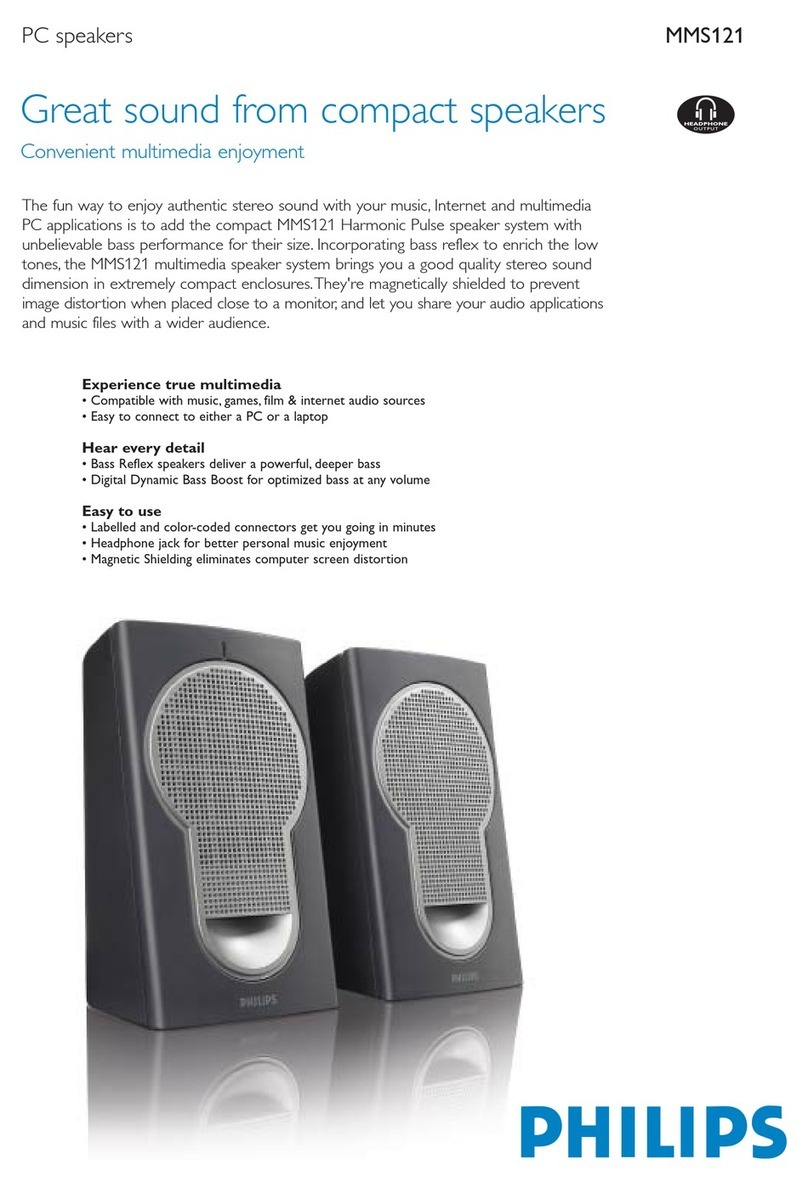 Philips MMS121 Specifications