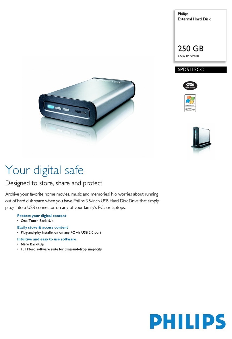 Philips SPD5115CC Specifications
