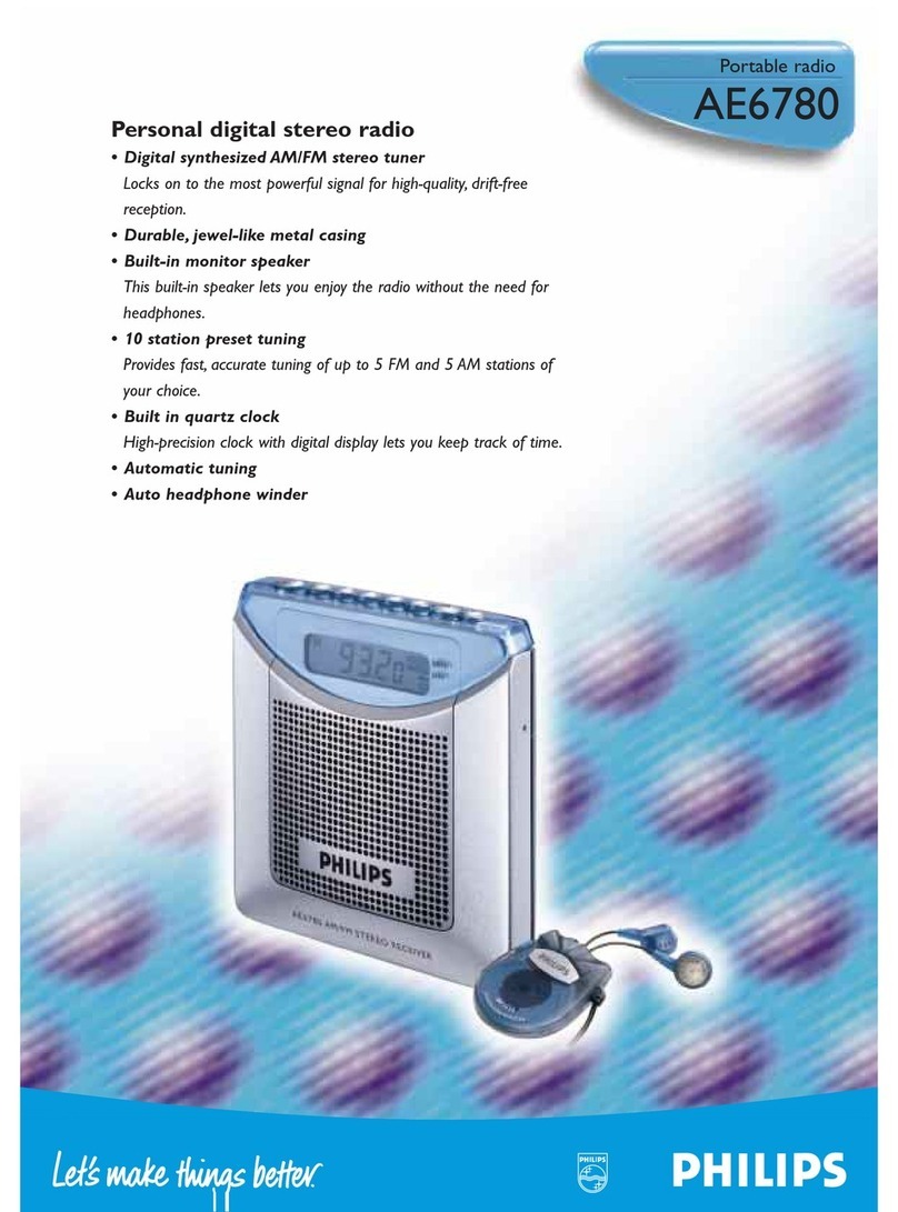 Philips AE6780 User manual