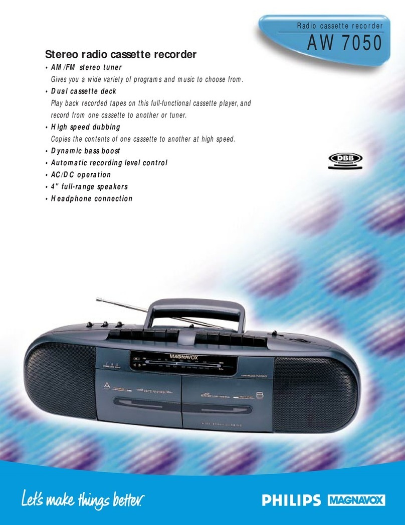 Philips AW7050 Specifications