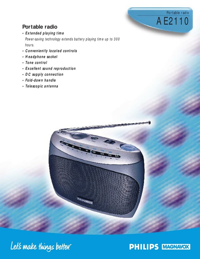 Philips AE2110 User manual