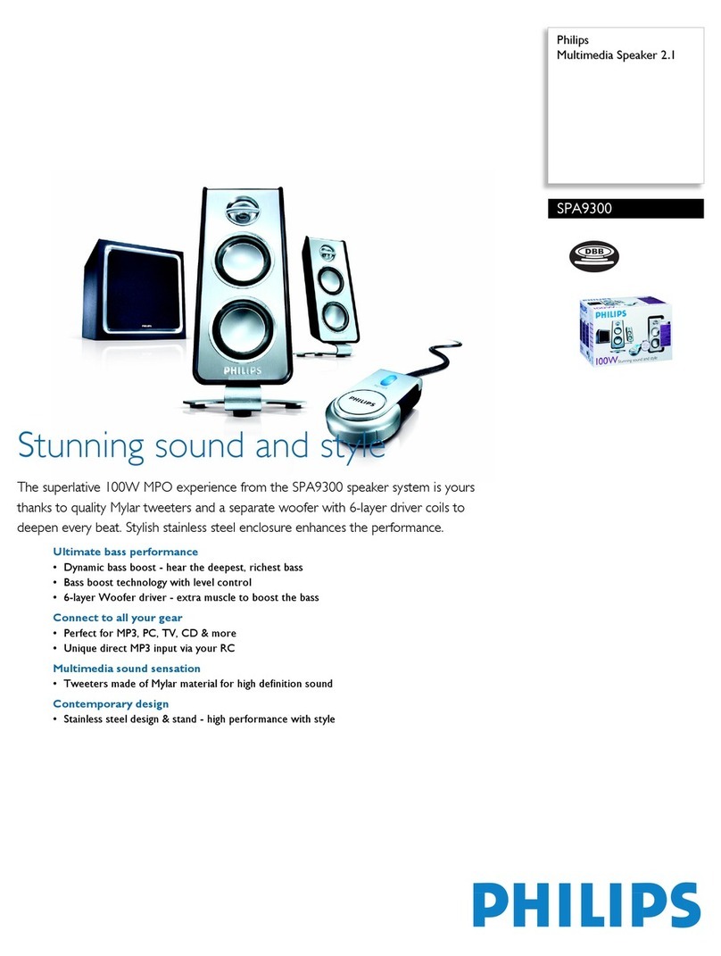 Philips SPA9300 User manual