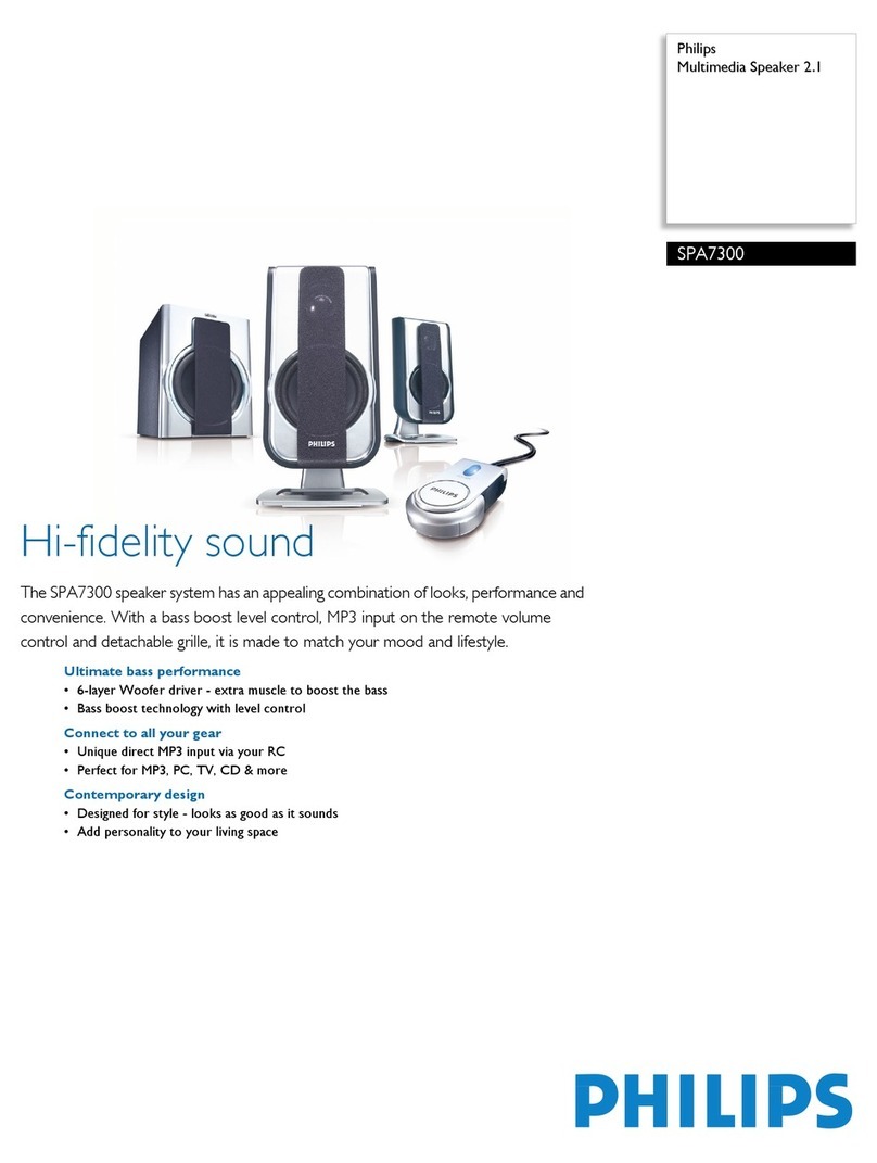 Philips SPA7300 Specifications