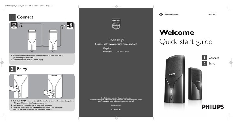 Philips SPA2200 quick start guide
